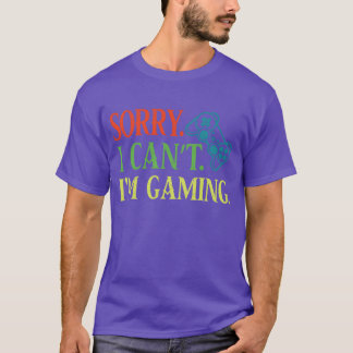 Camiseta Estou jogando videogames Presentes engraçados de j