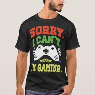 Camiseta Estou jogando Videos games Engraçado Jogador para