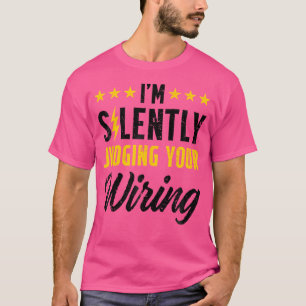 Camiseta ESTOU Julgando Silenciosamente Seu Motor Elétrico