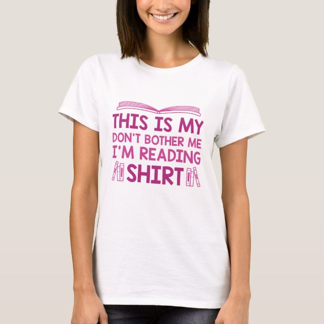 Camiseta Estou lendo (Frente)