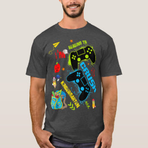 Camiseta Estou lendo de volta o jogo de vídeo do jardim de