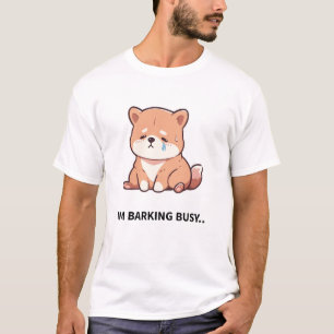 Camiseta Estou Loucamente Ocupado - Trabalhe Como Um Cão Di