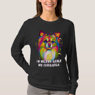 Camiseta Estou Louco Pelo Meu Brinquedo de Pun Chihuahua Ch