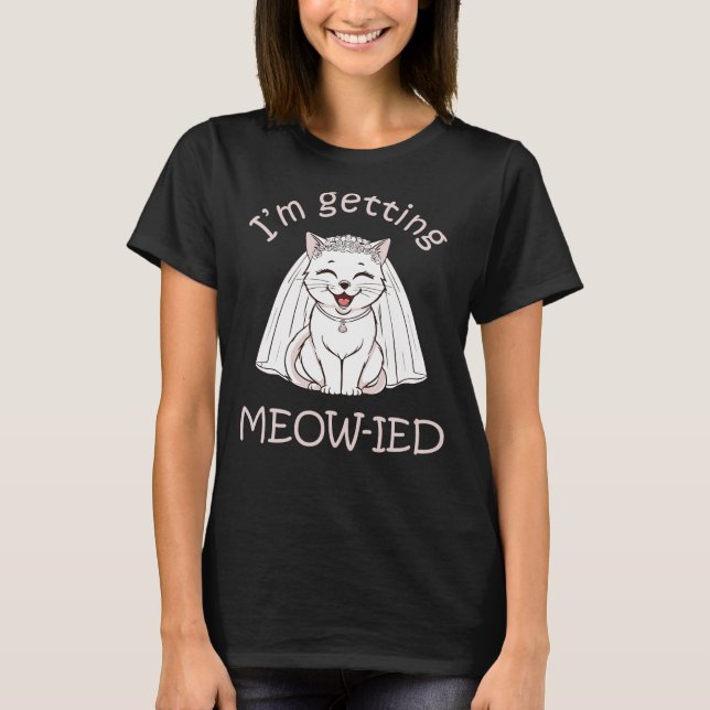 Camiseta Estou me casando, Meow! (Frente)