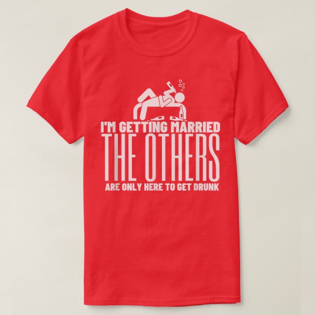Camiseta Estou Me Casando Presente De Casamento Despedida D (Frente do Design)