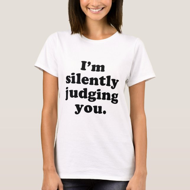 Camiseta Estou me sentindo em silêncio. (Frente)