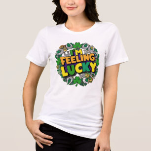 Camiseta Estou me sentindo sortudo