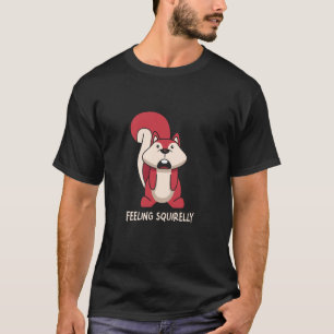 Camiseta Estou me sentindo tranquilamente hoje Pequeno Esqu