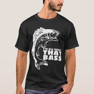 Camiseta Estou mesmo nessa de bass - pesca