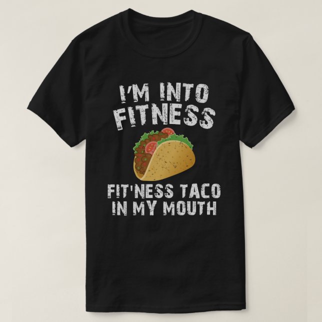 Camiseta Estou metido em Taco de Malhação na minha boca (Frente do Design)