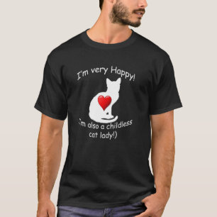 Camiseta Estou muito feliz (também sou uma senhora dos gato