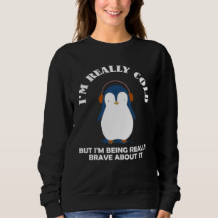 Camiseta Estou Muito Frio Mas Estou Sendo Muito Corajoso