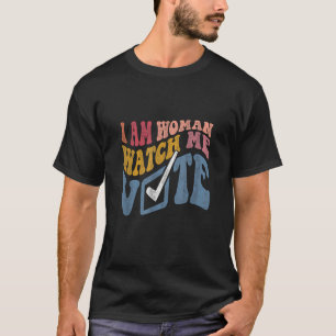 Camiseta Estou Mulher Que Me Assista Votar 2024 Votação Em 