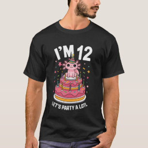 Camiseta Estou na Festa de Aniversário de 12 anos do Axolot