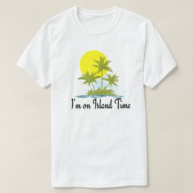 Camiseta Estou na Ilha Time (Frente do Design)