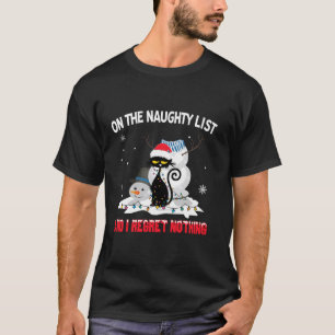 Camiseta Estou Na Lista Travessa E Não Me Arrependo De Nada