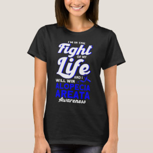 Camiseta Estou na luta da minha vida a apoiar a Alopecia