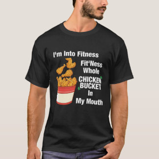 Camiseta Estou na Malhação, Ajustado, Balde inteiro de fran