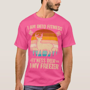 Camiseta Estou Na Malhação, Ajustado, Deer Engraçado Caçand