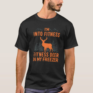 Camiseta Estou na Malhação Ajustado Deer no meu veado conge