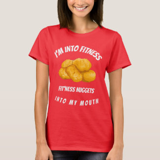 Camiseta Estou na Malhação. Ajustado se nutre na minha boca