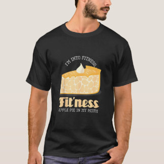 Camiseta Estou na Malhação de torta de maçã no topo da minh