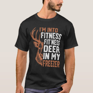 Camiseta Estou na Malhação Deer Freezer Funny Hunter Pai Hu