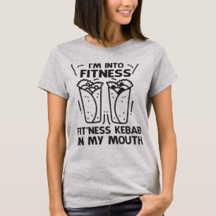 Camiseta Estou na Malhação do Ness Kebab na minha boca.