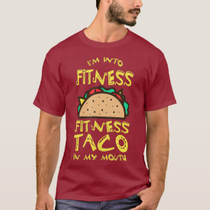 Camiseta Estou Na Malhação Engraçado Taco Junk Comida Gy