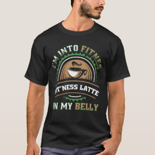 Camiseta Estou na Malhação Latte na minha barriga - Café En
