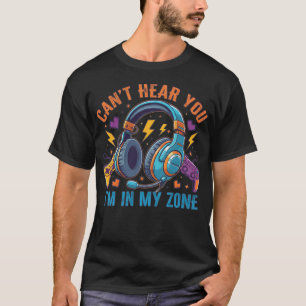 Camiseta Estou na Minha Zona Gamer & Música