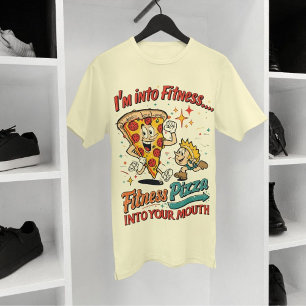 Camiseta Estou na Pizza de Ajustado na minha boca