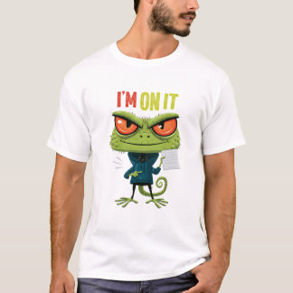 Camiseta Estou Nisso Camaleão Divertido Presente Humor Trab