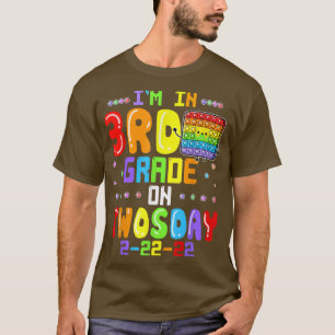 Camiseta Estou no 3º ano na terça-feira 22 de fevereiro