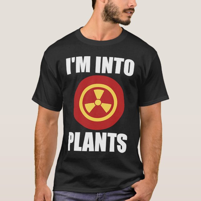 Camiseta Estou no Engenheiro Nuclear de Plantas (Frente)