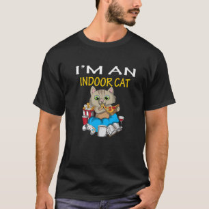 Camiseta Estou No Interior Da Gatinha Gatinho, Comida Rápi