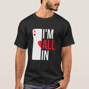 Camiseta Estou no jogador de Potes de jogos do Casino Poker