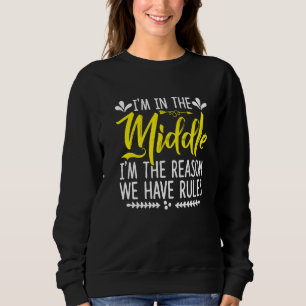 Camiseta Estou no meio, sou a razão de termos regras
