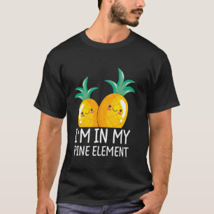 Camiseta Estou no meu abacaxi de elemento de pinheiro