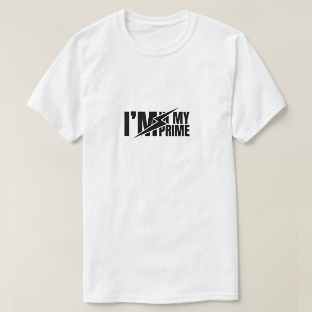 Camiseta Estou no meu auge (Frente do Design)