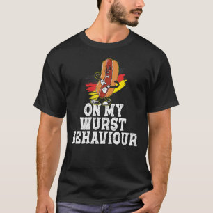 Camiseta Estou no meu comportamento de Wurst e não dou a mí
