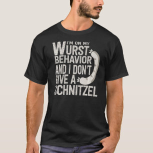 Camiseta Estou no meu comportamento de Wurst e não dou a mí