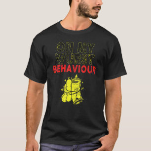Camiseta Estou no meu comportamento de Wurst e não dou a mí