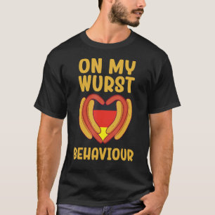 Camiseta Estou no meu comportamento de Wurst e não dou a mí