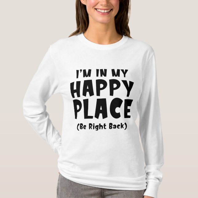 Camiseta Estou no Meu Lugar Feliz BRB (Frente)