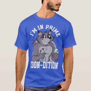 Camiseta Estou no Prime Condition para trabalhar no Raccoon