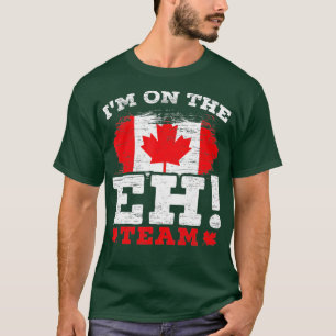 Camiseta Estou no time do Canadá no dia do Canadá