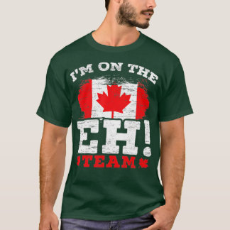 Camiseta Estou no time do Canadá no dia do Canadá