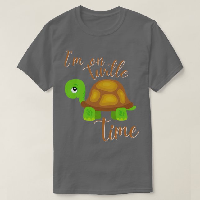 Camiseta Estou no Turtle Time (Frente do Design)