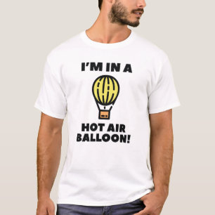 Camiseta Estou num balão de ar quente